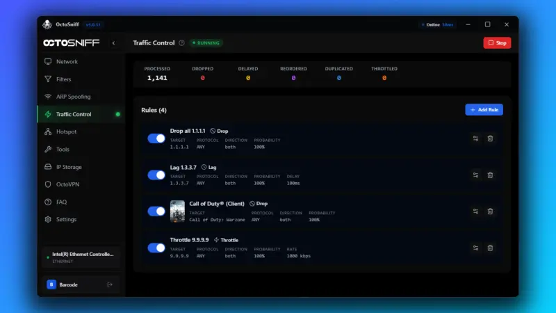 Traffic Control Engine screenshot